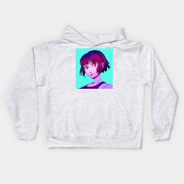 Makoto Nijima Kids Hoodie by dat_cravat